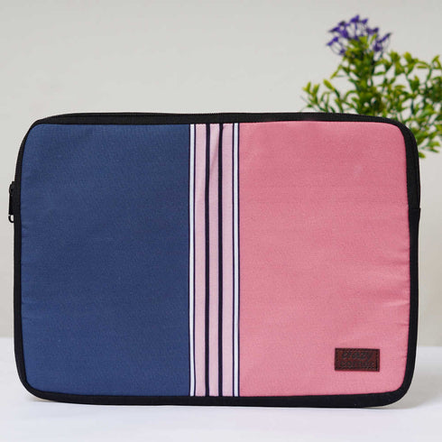 Red & Black Stripes Printed Laptop Sleeve/Cover 13 inch